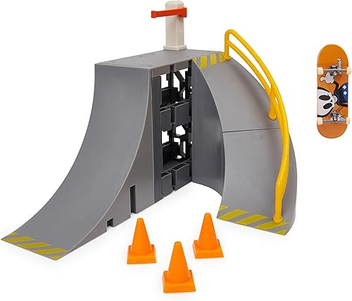 Miniatura 8 de TECH DECK, Pyramid Point, X-Connect Park Creator - Juego de rampas personalizables y construibles con patineta exclusiva, juguete para niños y niñas