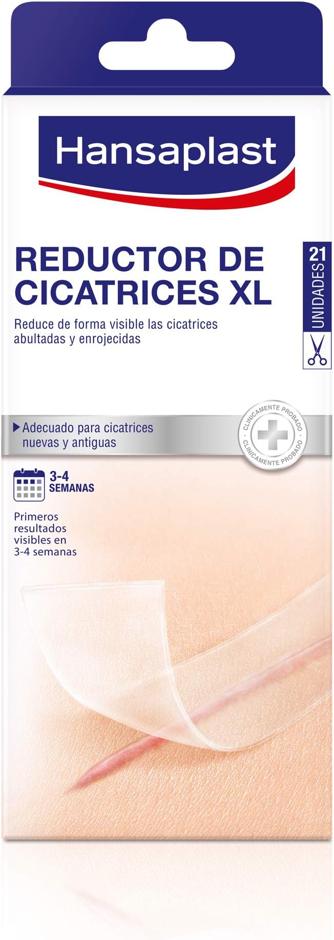 Hansaplast Apósito Reductores Cicatrices Talla XL - 21 Apósitos