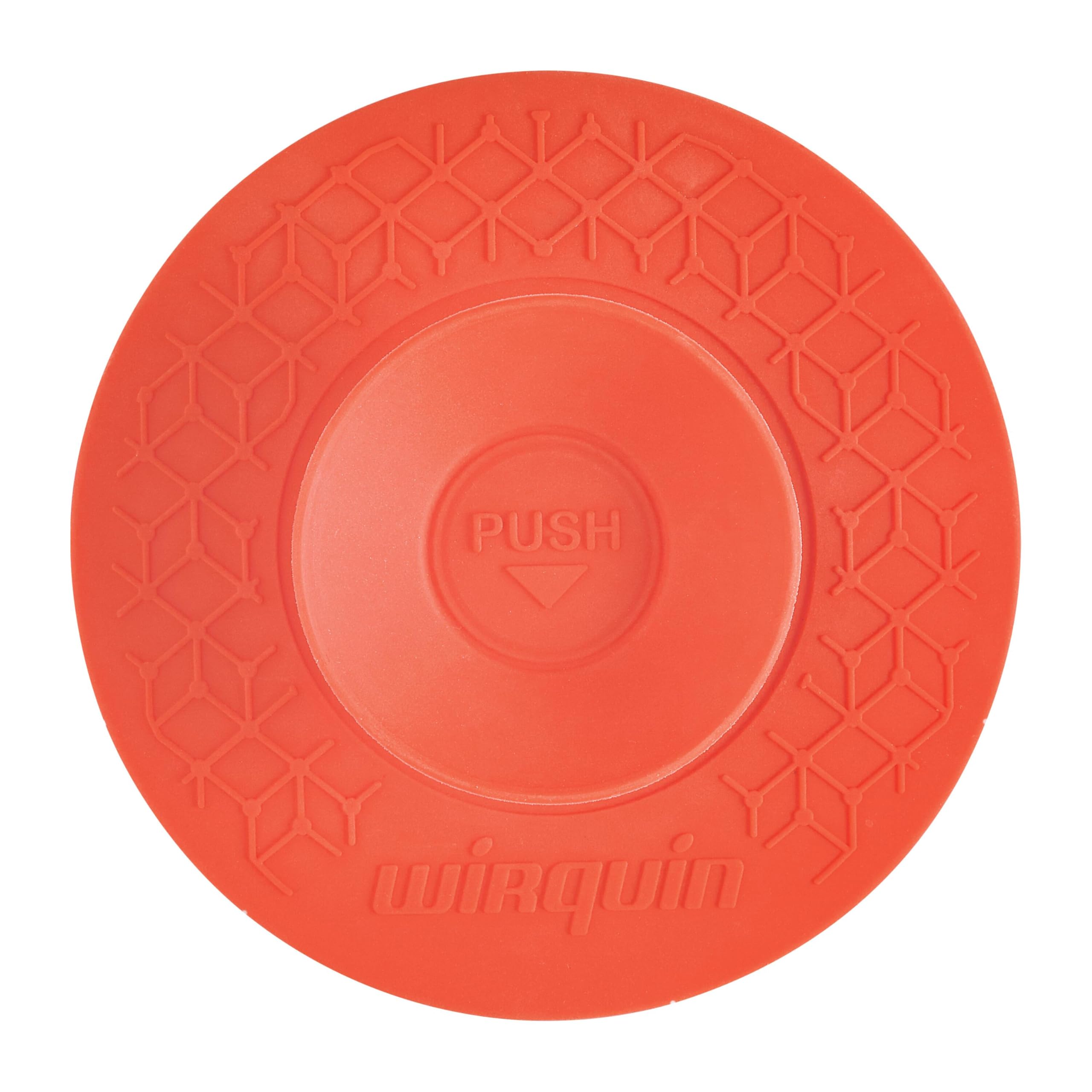 Wirquin Uppy 30722335 Universal Plug and Filter Suitable for Sink, Washbasin, Bathtub, Red