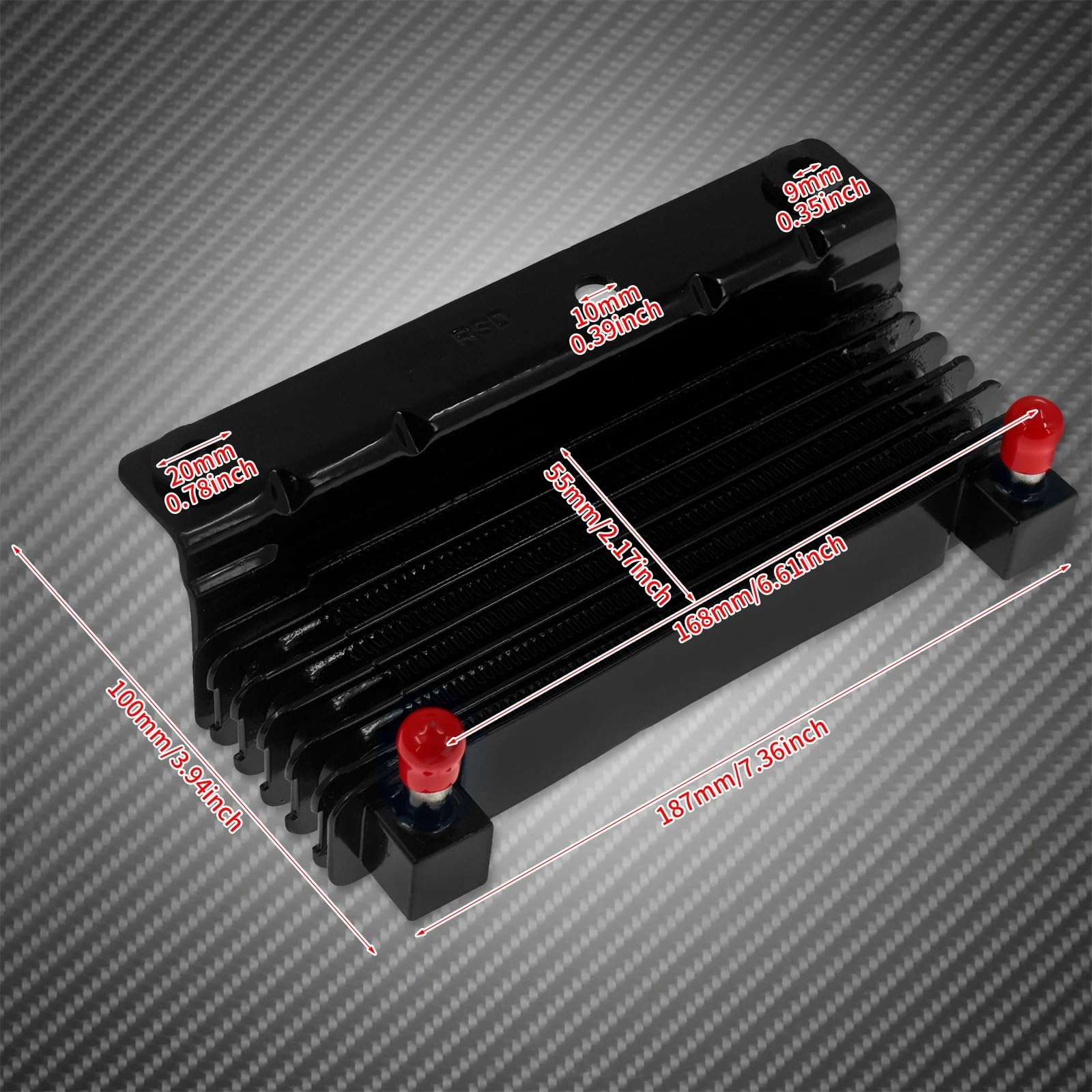 Chłodnica Oleju Pasuje do Harley Touring przemieszczanie się po ulicy Road Glide motocyklowe urządzenie chłodzące chłodnica zbiornika wody Adapter chłodnicy oleju Chłodnica silnika