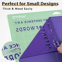 Vista 77 de HTVRONT - Rollos de vinilo termotransferible (HTV) blanco y negro, 12 pulgadas x 15 pies de vinilo de planchado para Cricut & Cameo, para camisas