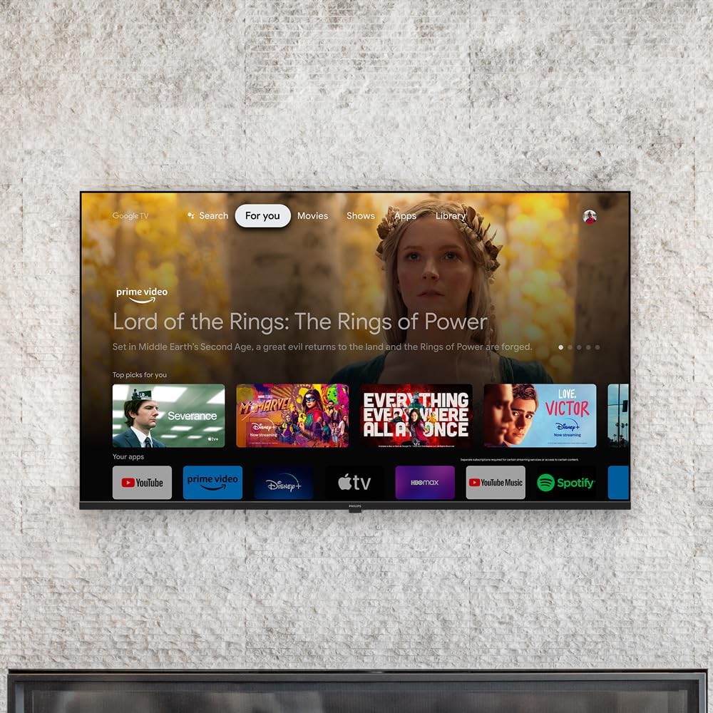 Review da Smart TV Philips 50PUG7019/78: 4K UHD e Google TV 11 71Dpc5ph1nL. AC SL1000