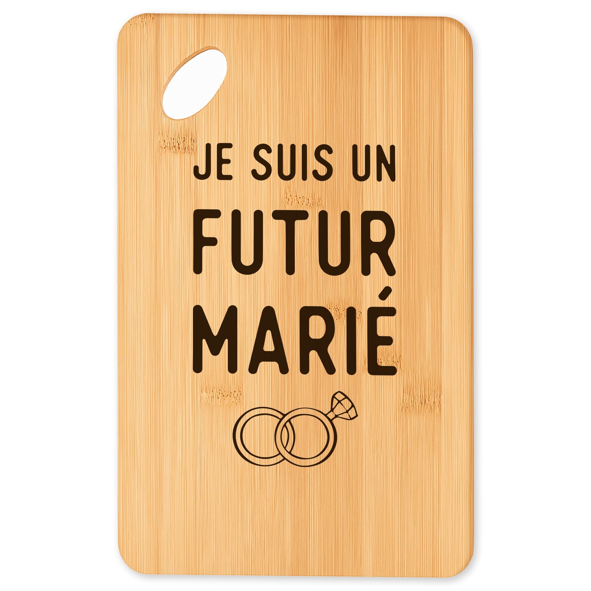 Planche à découper en bambou Evg 7 pour apéro et cuisine