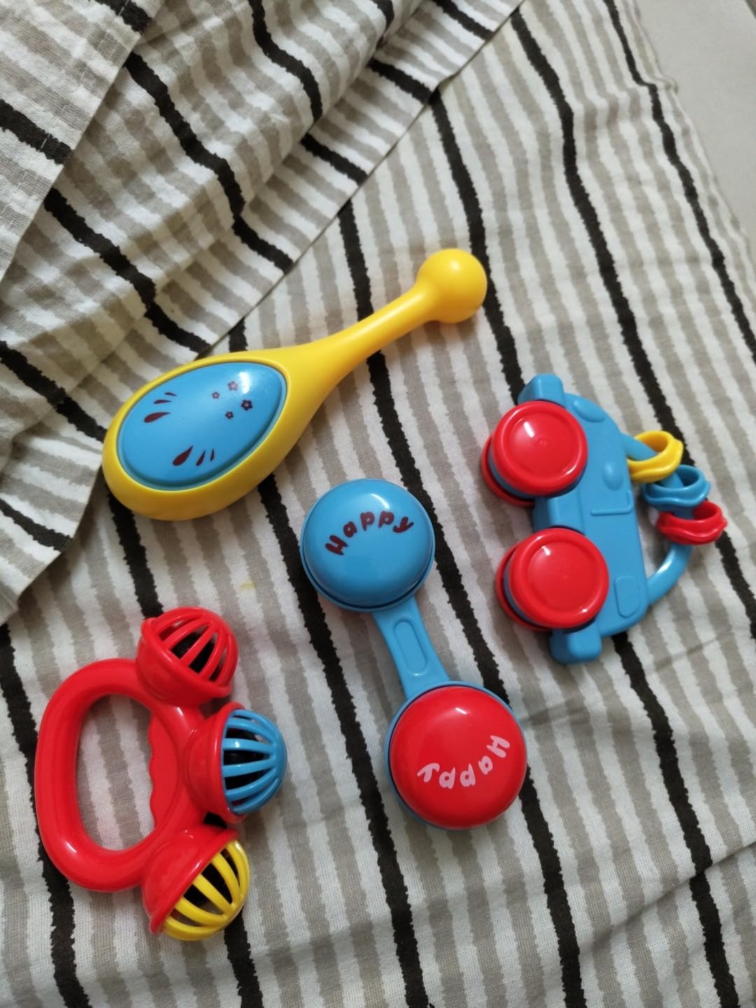 FunBlast Rattles for Babies – Pack of 7 Pcs Rattle Toys for Baby and ...