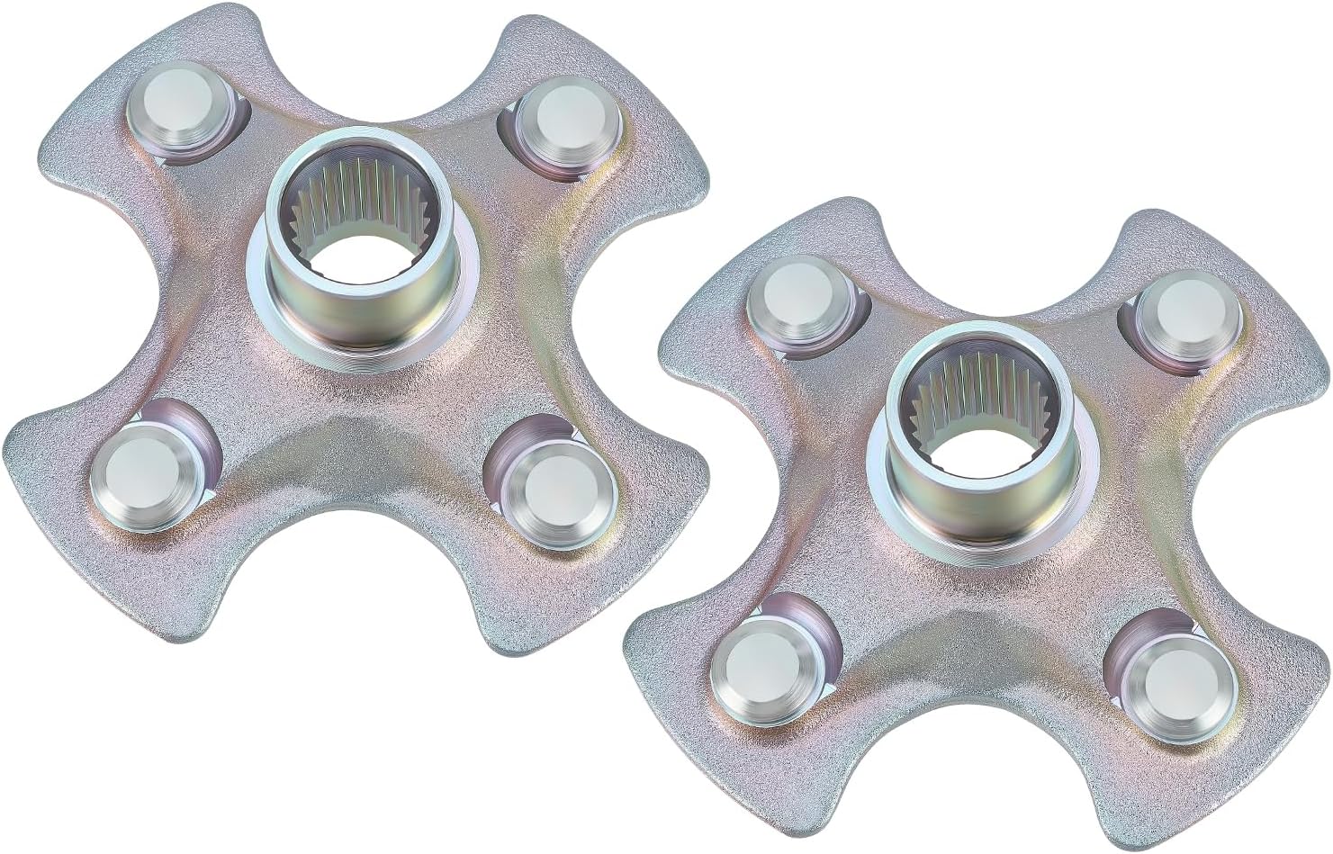 2PCS Rear Left/Right Wheel Hubs for Honda Rancher 420 TRX420FA FA5 FA6 4x4 TRX420FPA 2009-2024 Rubicon 500 TRX500FA5 FA6 FA7 FM5 FM6 FM7 2015-19 Rubicon 520 TRX520FA5 FA6 FA7 FM6 2020-24 42610-HP7-A00