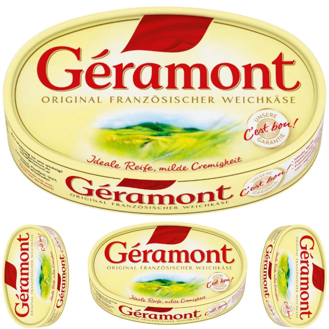 Gierramont Weichkäse Natur Käse Weichkäse Käse Französischer Käse 200 Gramm, 4er