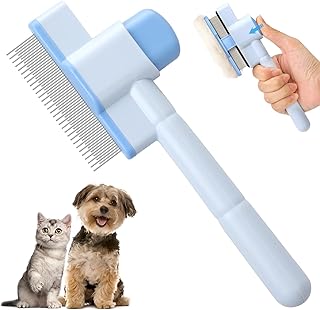 MELLIEX Fellblitz Cat Self-Cleaning Cat Brush for Massaging and Removing Knots and Hair, Fur Flash Brush for Long and Short Hair Dogs Cats and Pets product image
