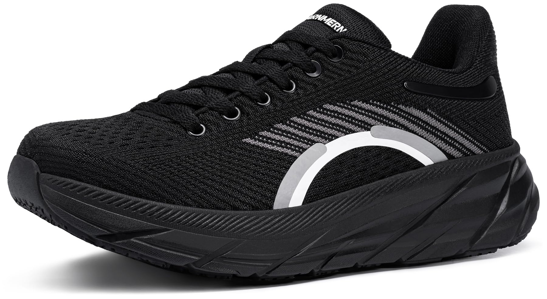 LARNMERNSteel Toe Shoes for Men Lightweight Comfortable Work Sneakers Safety Toe Shoes Slip Resistant Running Shoe