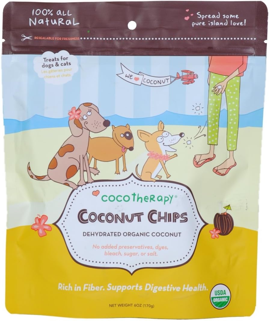CoCoTherapy Coconut Chips - 6 oz, (Pack of 2)