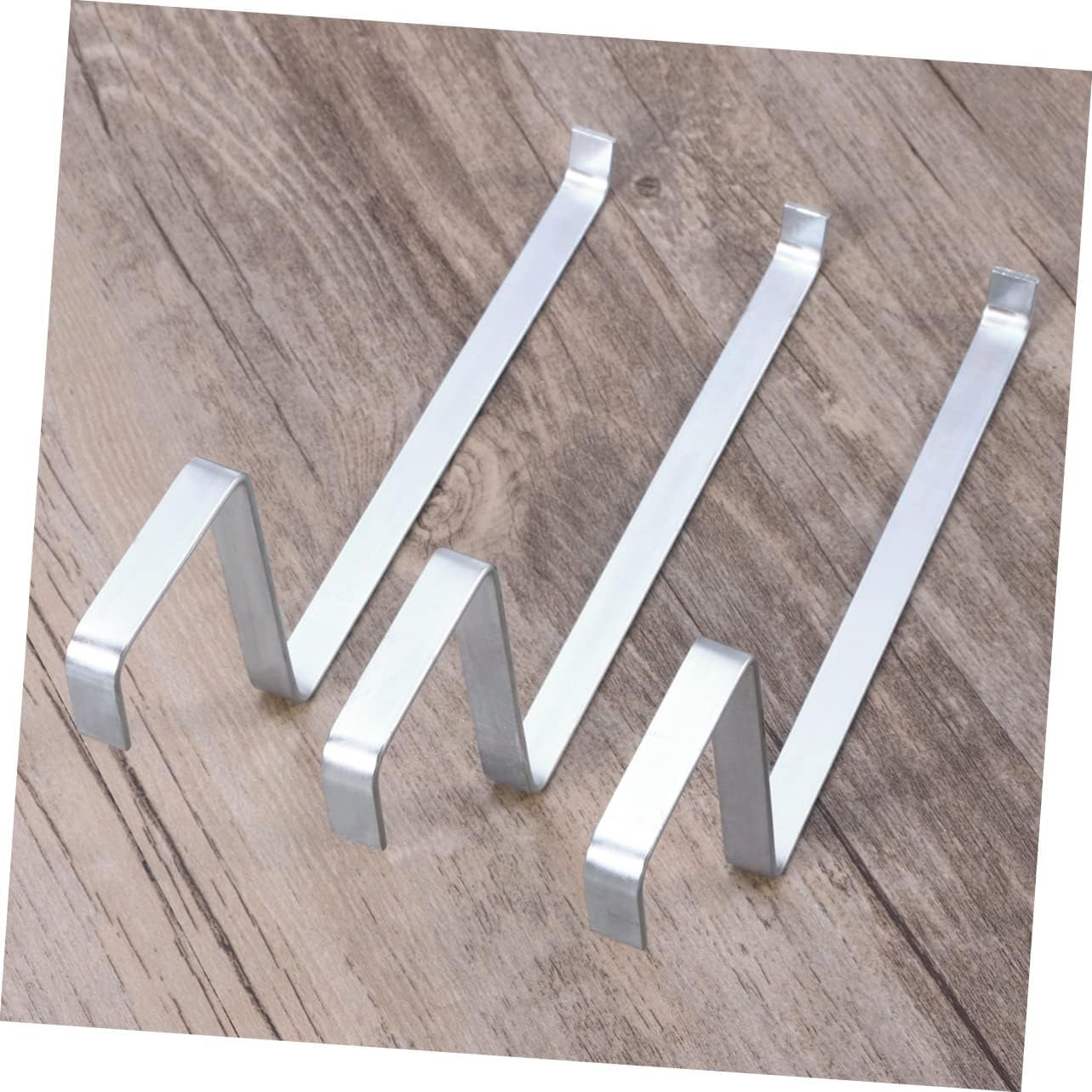 26 Section Hanging Shoe Organizer, Gray Canvas Storage Rack with 2 Hooks, Side by Side Pockets for Wardrobe Space Saving