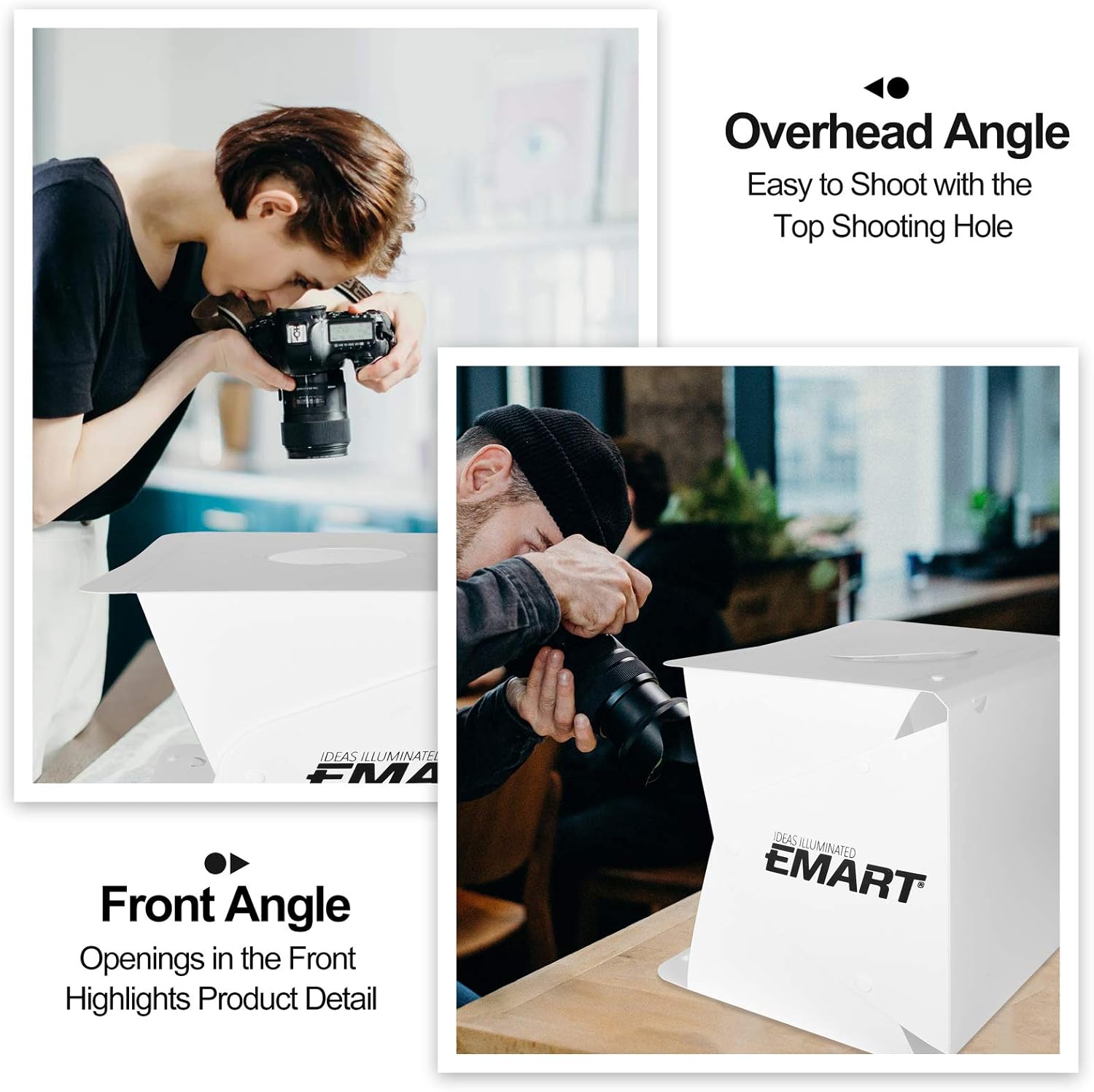Flash Sale Upgrade Emart 14 x 16 Photography Table Top Light Box 104 LED Portable Photo Studio Shooting Tent