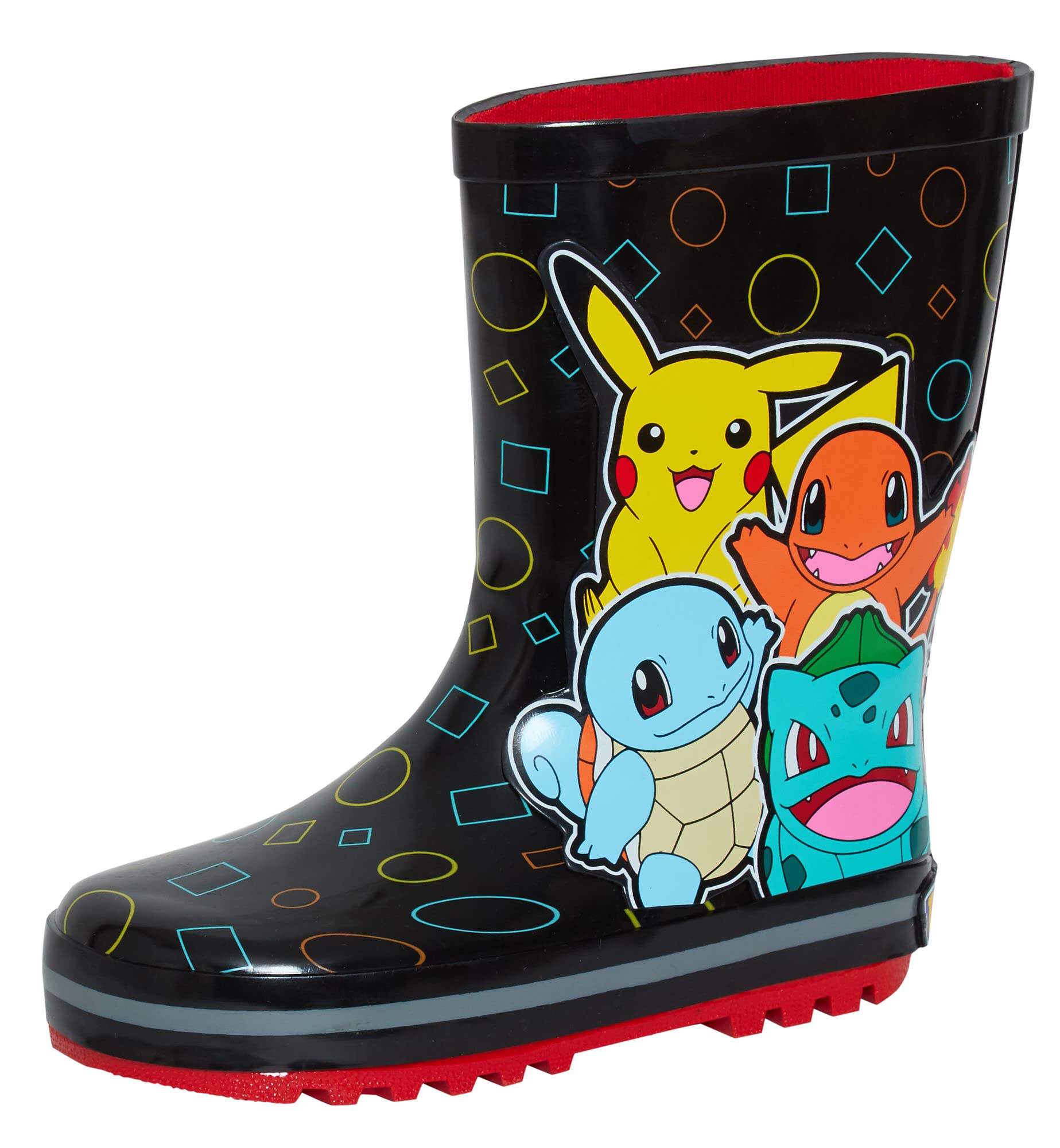 Pokemon Stivali di gomma di gomma Wellington per bambini ragazzi ragazze Pikachu Rain Snow Wellies Wellys