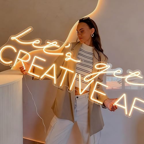 Letrero de neón de negocios personalizado, letrero de neón LED personalizado para negocios, letrero con nombre iluminado profesional para estudio,