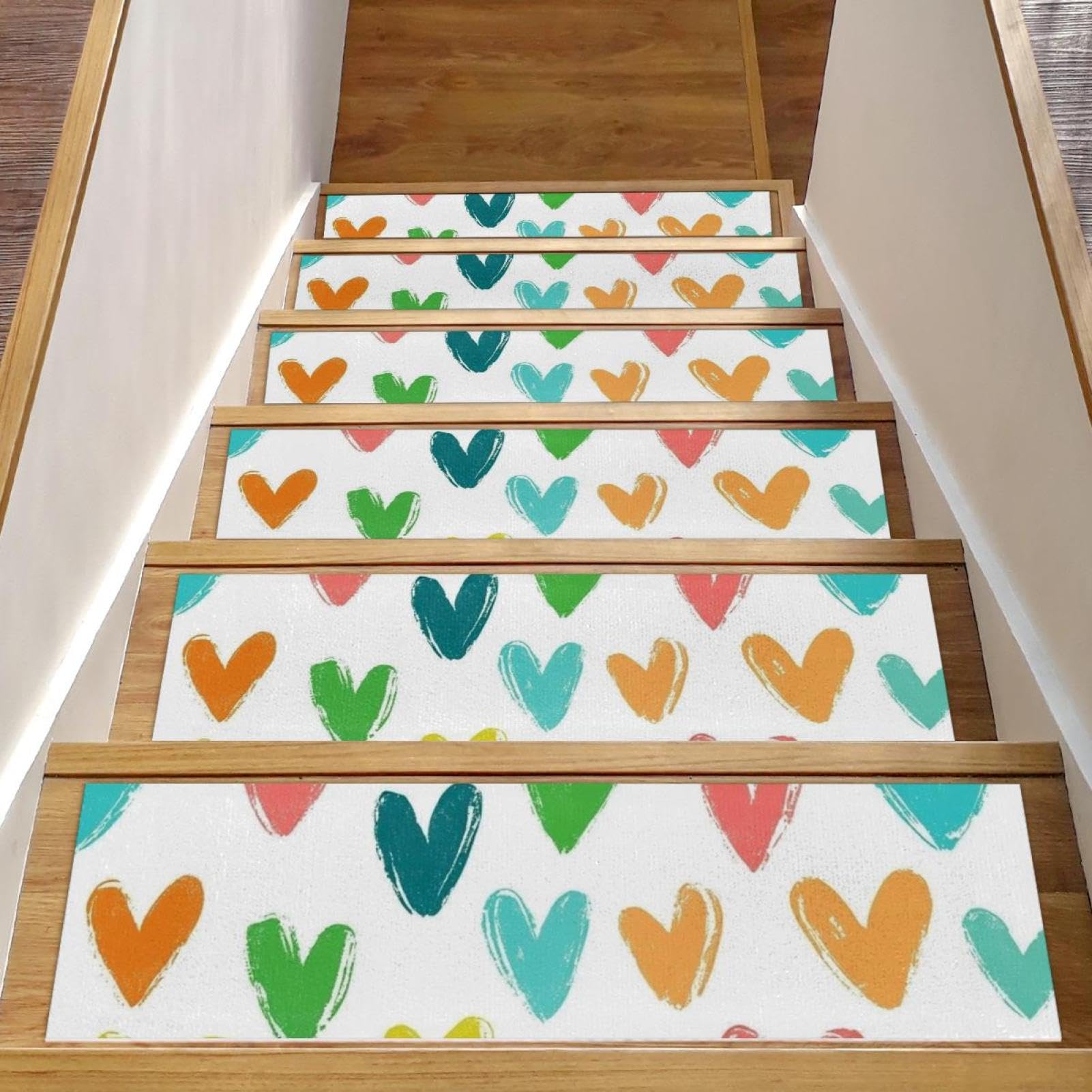 Peldaños para escaleras antideslizantes CHENZZZZ de seguridad con adhesivo para niños y mascotas