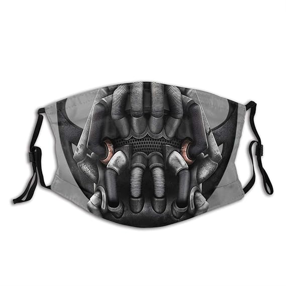 Cosplay B-A-N-E Mouth Bandana For Dust Protection Face Bandana Washable Earloop -Pm2.5 Filter Chip