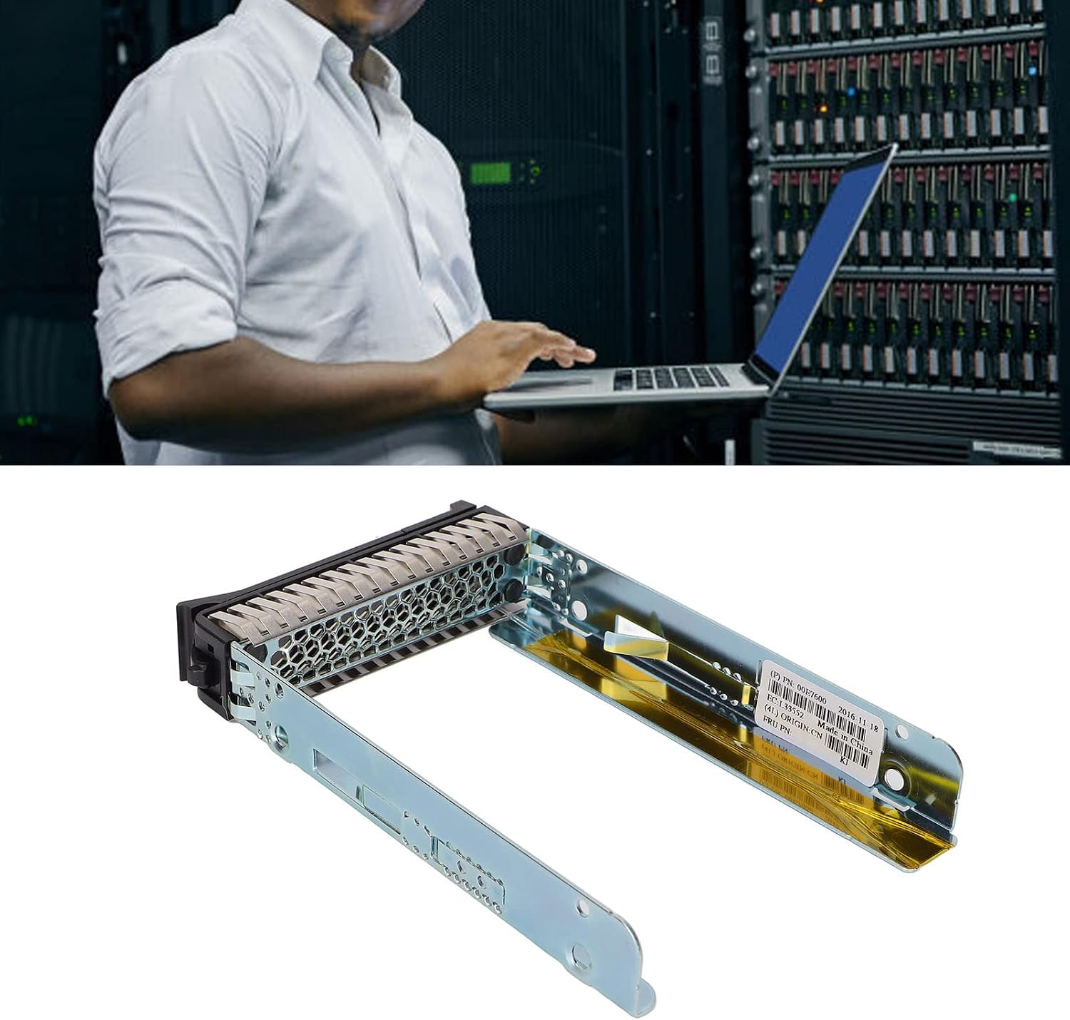 2.5in HDD Tray for X3850 X6 X3650 ST550 SR550 SR650 SR850 M5, SAS SATA Universal Server Hard Disk Tray Box, 00E7600