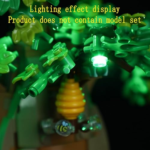 Miniatura 7 de Kit de luces LED compatible con Lego Winnie The Pooh - Juego de iluminación para modelo de construcción 21326 (juego de modelos no incluidos)