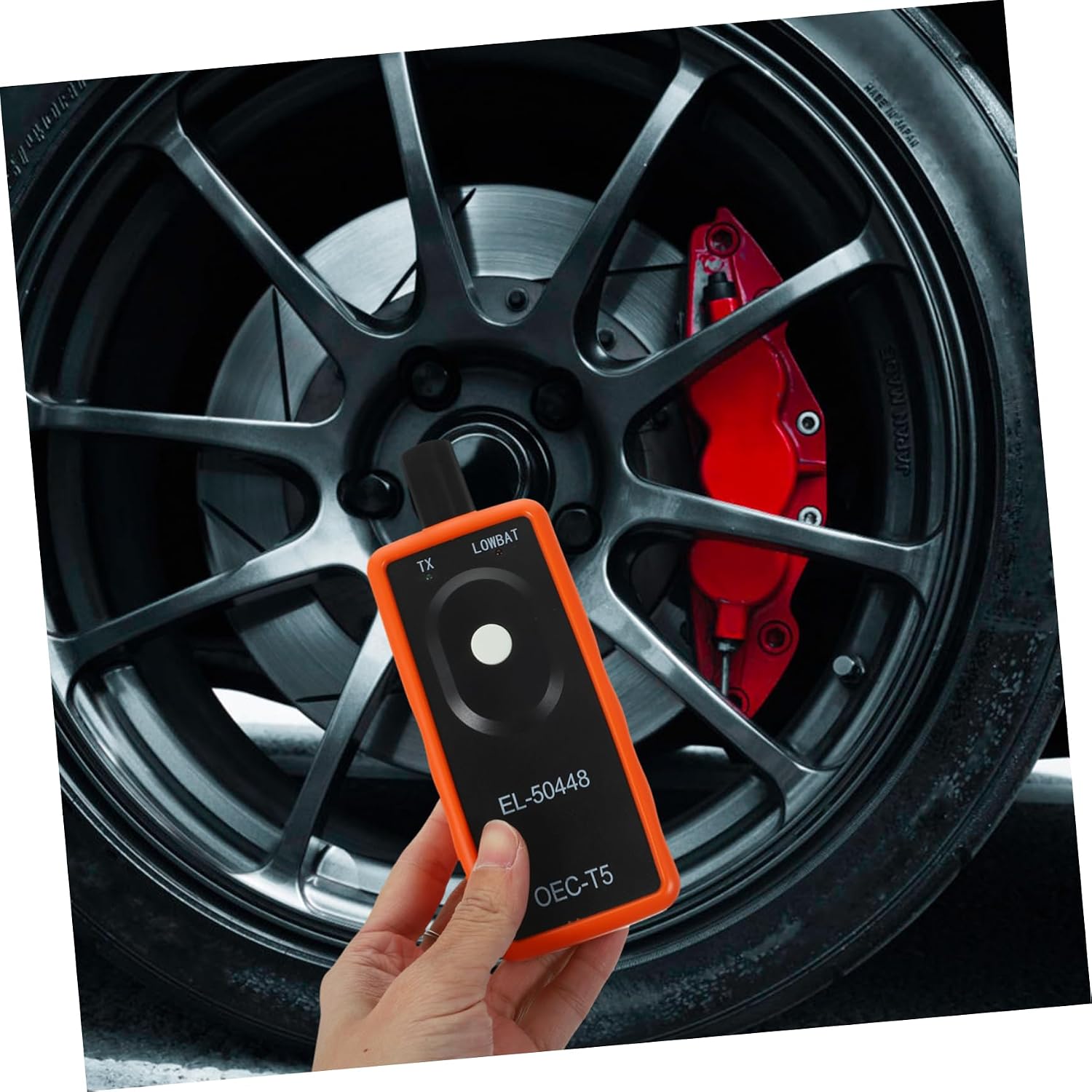 Car Tire Pressure Monitor Sensor Reset Activation Tool Compatible Vehicles Battery Not Included for Easy Tire Pressure Reprogramming