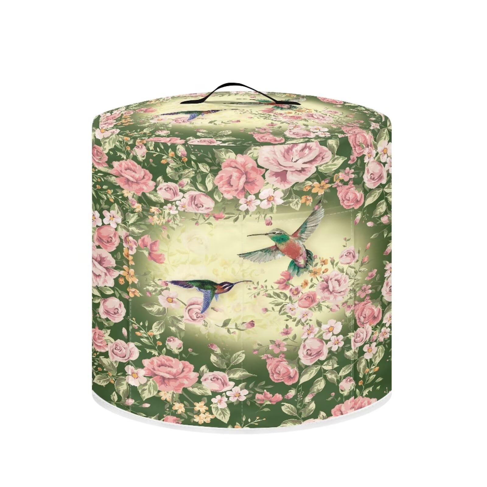 Cozeyat Spring Hummingbird Rice Cooker Cover Kitchen Appliance Cover Dust Cover for Kitchen Appliance Cover Electric Pressure Cooker, Air Fryer and Crock Pot, Machine Washable