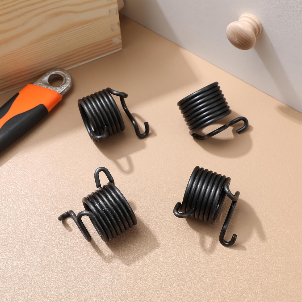DOITOOL 6 PièCes Ressort Burineur Pneumatique Universel 150 190 250 - Ressorts De Rechange Pour Marteau Air - Petit Burin Fixation SéCuriséE Pour Bricolage DéMolition BéTon Et RéParation Automobile