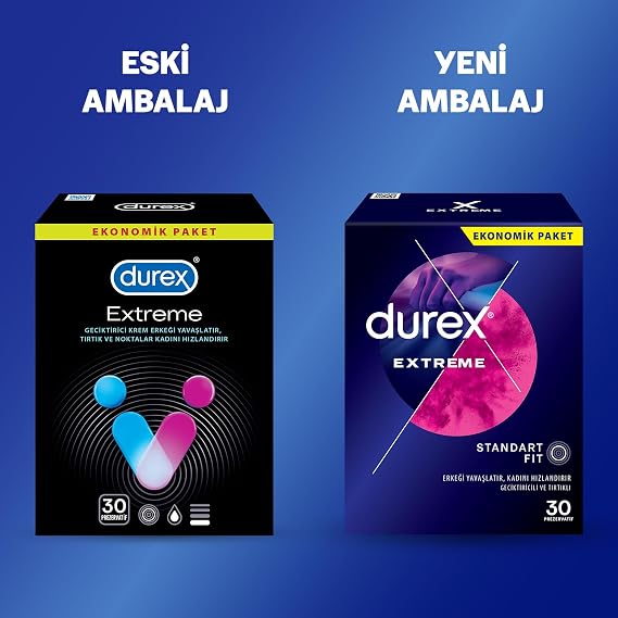 Durex Extreme 30-Piece Delayed and Serrated Condom