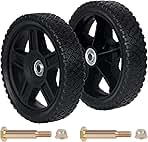 CheeMuii 8 Inch Lawn Mower Wheels 2 Pack 8