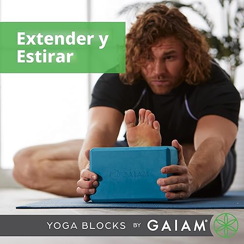 Miniatura 8 de Gaiam Yoga Block - Supportive Latex-Free Eva Foam - Soft Non-Slip Surface with Beveled Edges for Yoga, Pilates, Meditation