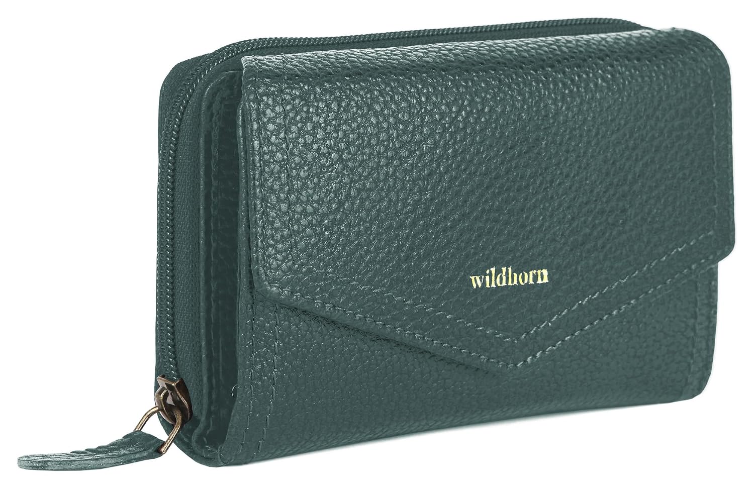 WildHorn Genuine Leather Ladies Wallet – Elegant Women's Clutch Purse with 10 Card Slots, Perfect for Daily Use (Green) - Review, Price and Buying Guide