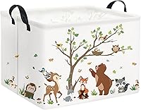 Vista 52 de Cesta de almacenamiento para niños y niñas, cesta de regalo, estante de libros vacío, rectangular, decoración de habitación de animales