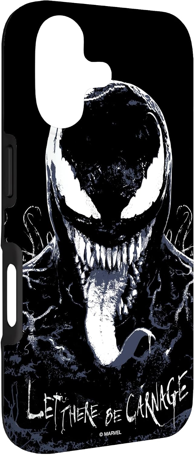 Marvel Venom: Let There Be Carnage Eddie Brock Black Case for iPhone 17