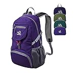 WATERFLY Small Lightweight Packable Backpack: 20l Ultra Light Foldable Travel Hiking Camping Daypack Day Pack for Man Woman