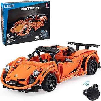 Amazon Co Jp Cada 動くブロックキット ラジコン スポーツカー 421ピース 最長辺29cm オレンジ おもちゃ Amazon Co Jp Cada 動くブロックキット ラジコン スポーツカー 421ピース 最長辺29cm オレンジ おもちゃ