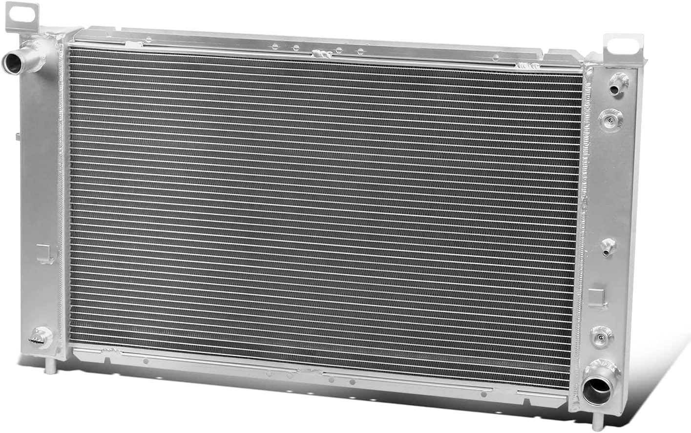 Auto Dynasty Radiator Compatible with 1999-2012 Cadillac Escalade Chevy Silverado Suburban GMC Sierra Yukon XL 1500 2500, 28 Inches Core Radiator, Full Aluminum 1-Row Cooling Radiator