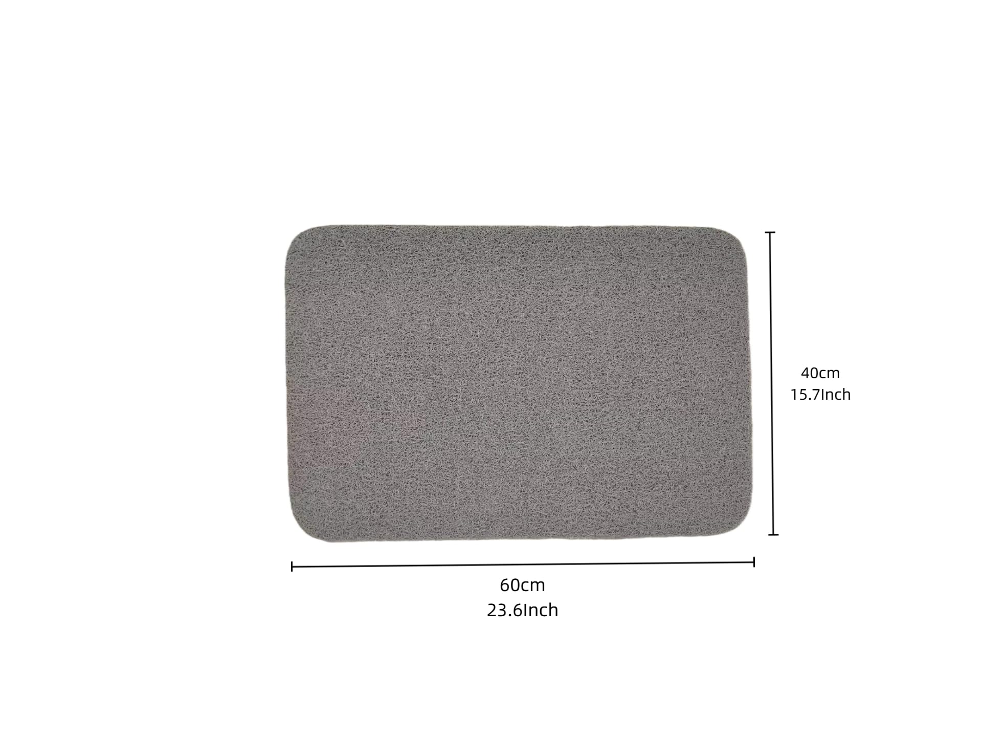 Tappetino da doccia antiscivolo in PVC con strisce in PVC e tappetino da doccia