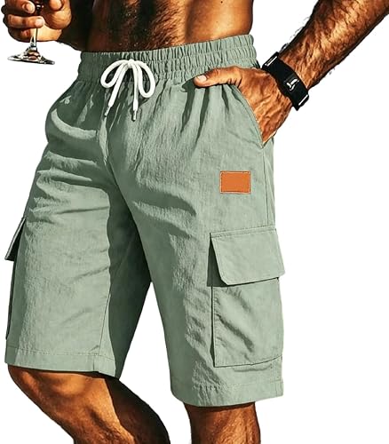 Mens Cargo Shorts Big and Tall Tactical Bermuda Wrangler Moisture Wicking Quick 