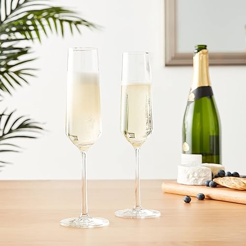 Miniatura 18 de Schott Zwiesel Tritan Crystal Pure Barware Collection - Set de 6 copas de vino tinto sin tallo, 18.5 onzas