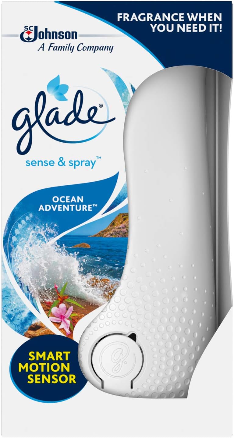 Glade Sense & Spray Air Freshener, Motion Activated Automatic Odour Eliminator for Home, 4