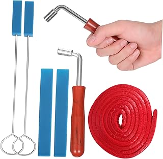 FUNOMOCYA 1 Set Piano Tuning Tool Tuning Hammer Piano Tuning Kit Handle Damper Sticks Tuning Wrench Piano Tuning Supplies Music Equipment Felt Kit Vocal Band Metal Repair Keyboard Instrument