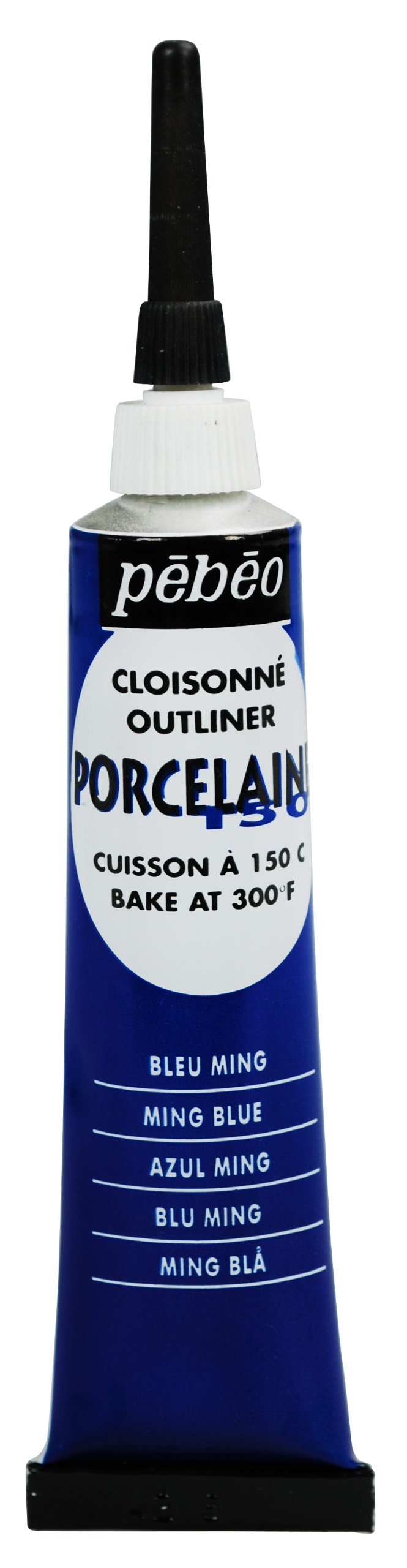 036-004 Porcelaine 150, China Paint Outliner, 20 ml Tube - Ming Blue, Outliners