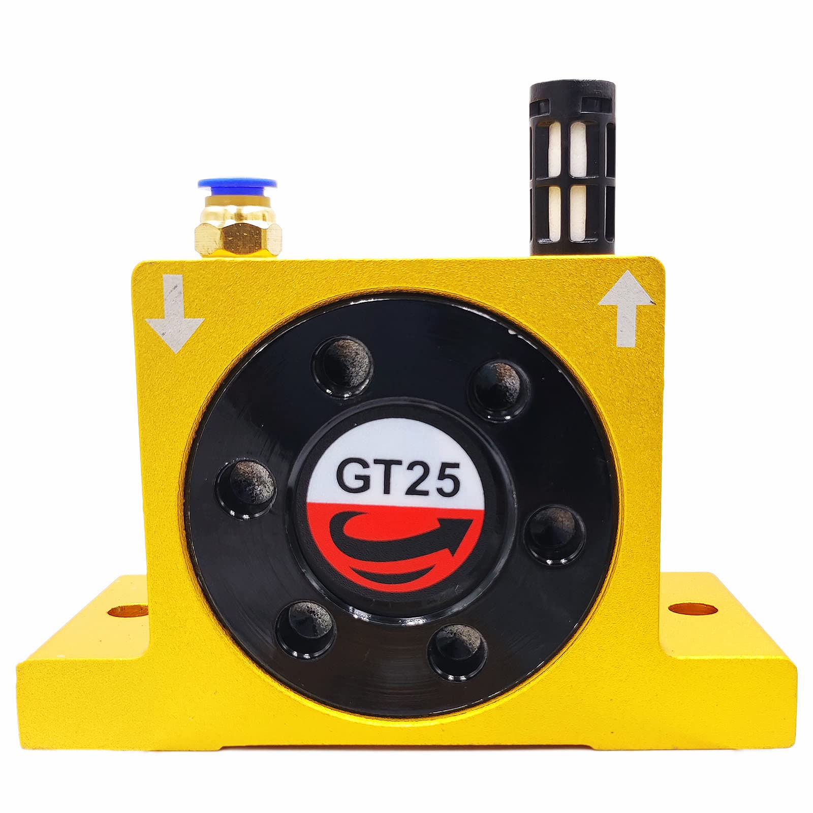 GT25 Pneumatic Vibrator – 1/4" Thread Air Turbine, 0.2-0.6Mpa, Aluminum Alloy For Bins, Screens & Conveyors