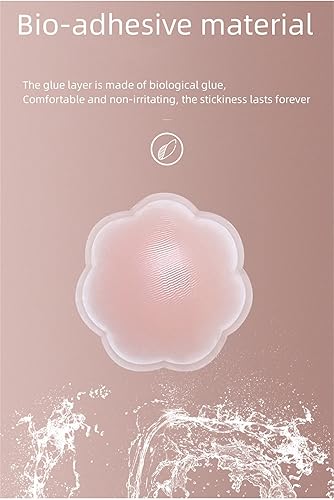 Miniatura 3 de ICEGIA Fundas para pezones para mujer impermeables reutilizables ultrafinas de silicona adhesivas para pezones