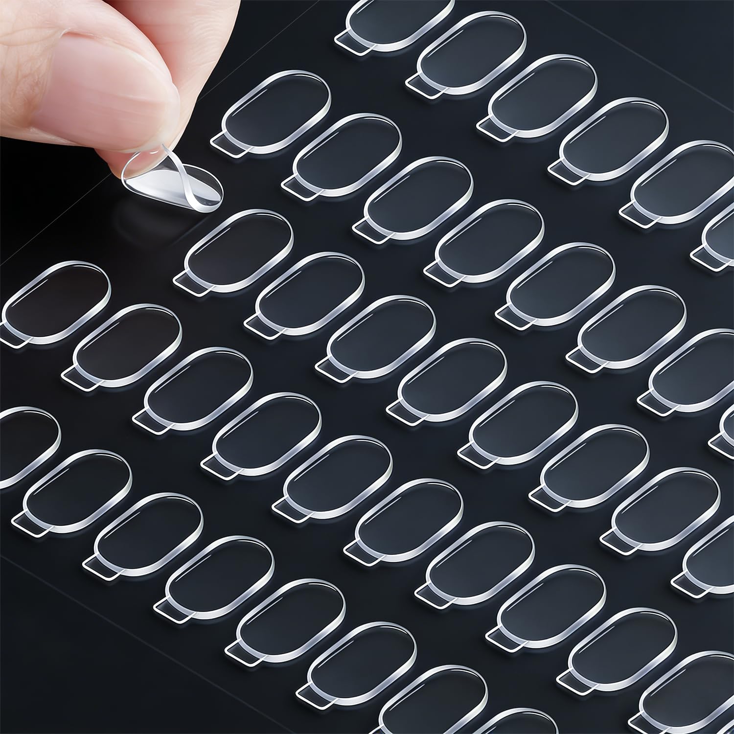 Sticky Glue Dots Double Sided, Clear Adhesive Dots with Easy Peel Pull Tab, Removable Mounting Putty for Walls, Crafts, Posters, Balloons & Classroom Decor (500PCS)