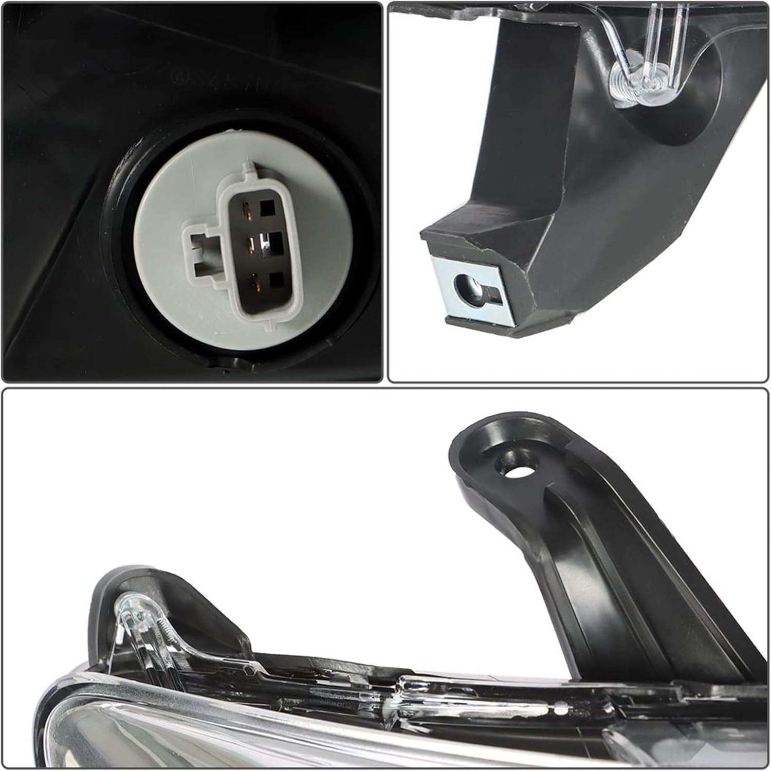 munirater Chrome Housing Halogen Headlight Assembly Replacement for Sienna 2011-2020 Passenger Side