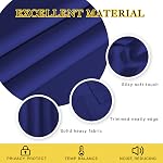 NICETOWN Navy Blue Blackout Curtains for Bedroom 72 Inches Long, Thermal Insulated Room Darkening Grommet Window Curtains for Living Room Nursery, 66 inch x 72 inche, 1 Panel