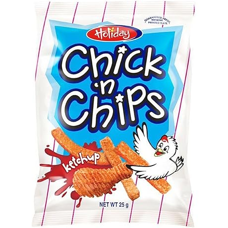 Chick n Chips 25g Pack of 12 for Crispy Cheese Snacks