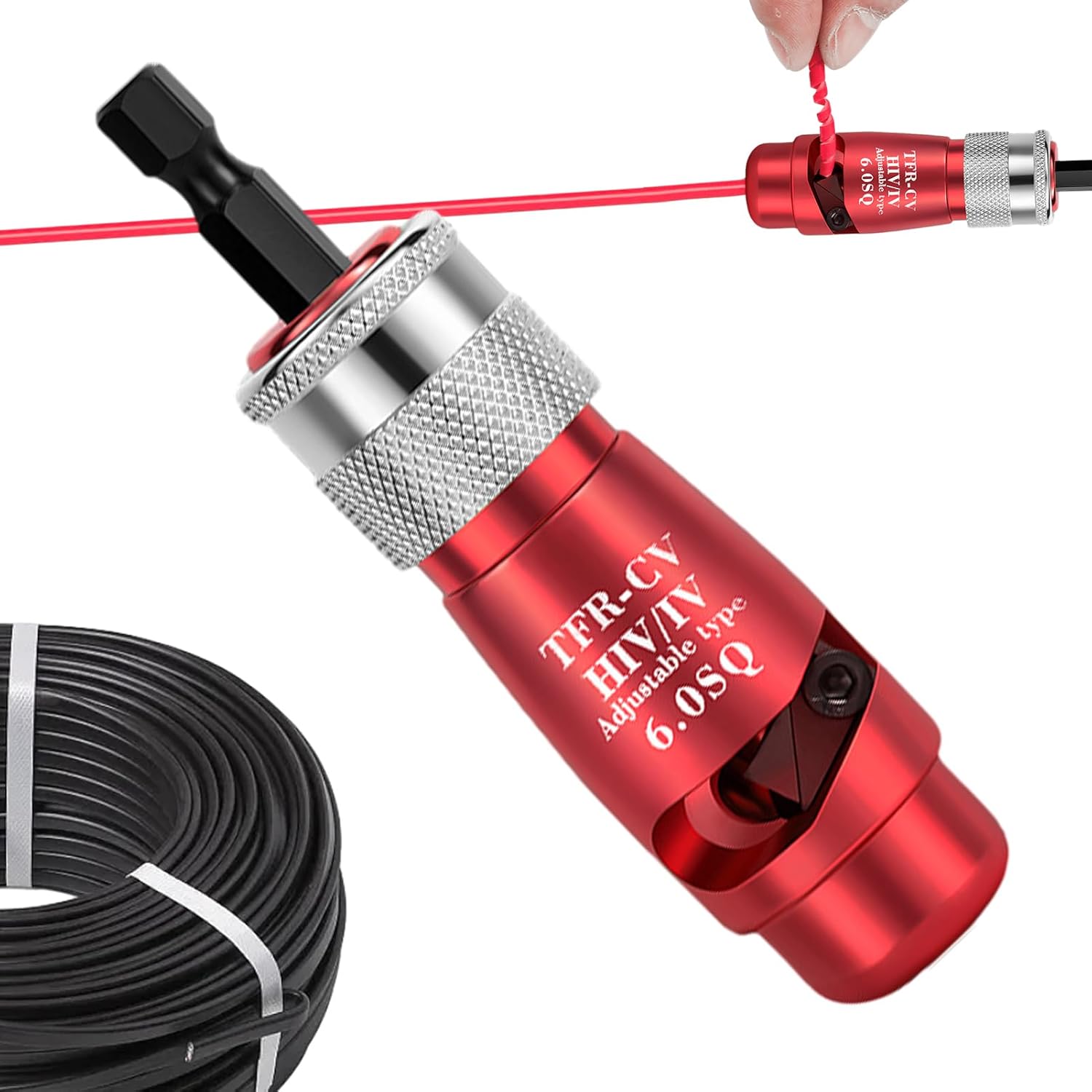 Amazon ワイヤーツイストツール、張力調整可能なワイヤー操作ツール、ワイヤーカッターストリッパー、ワイヤーストリッピングおよびツイスト