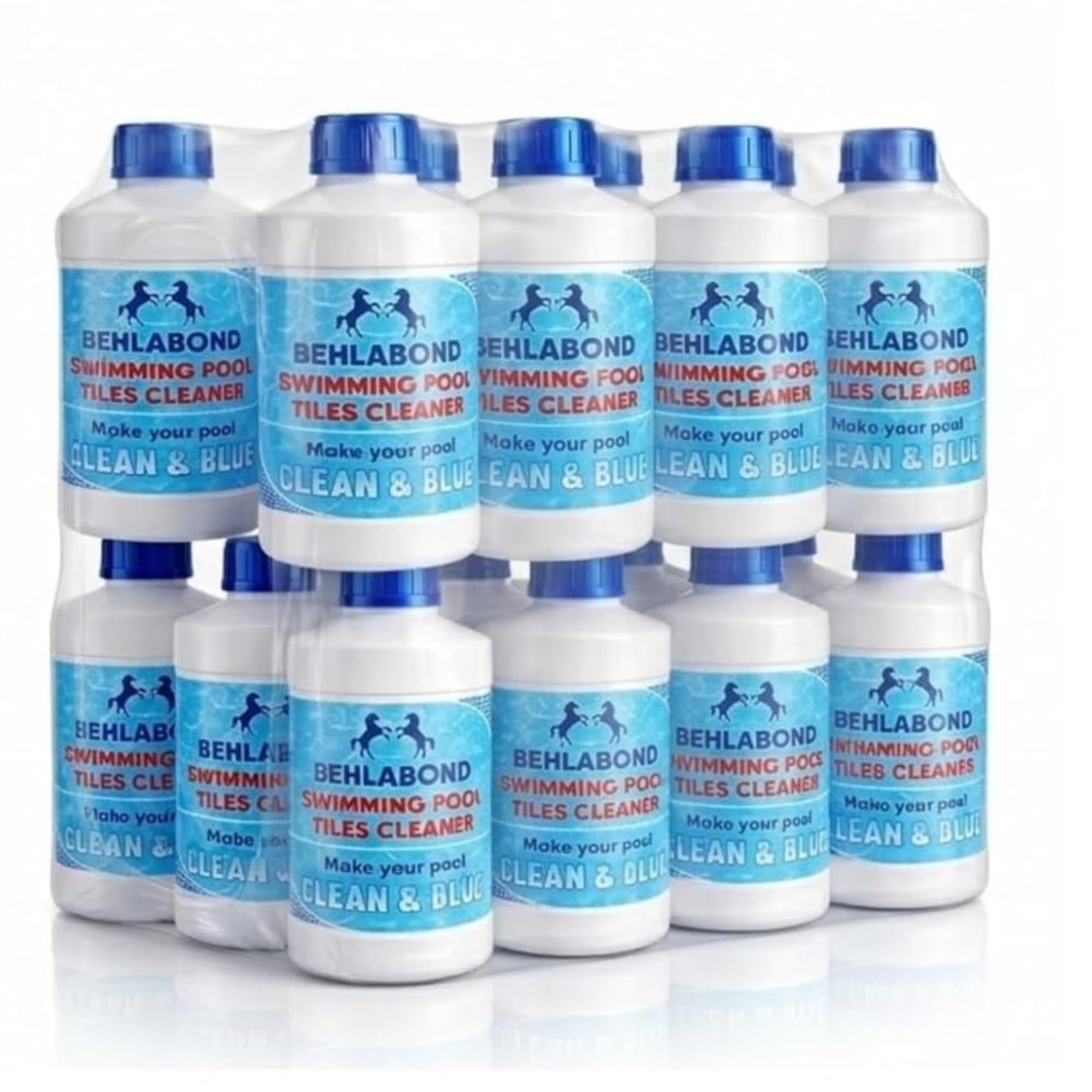 Swimming Pool Tiles Cleaner Liquid - 10 Bottles Value Combo Pack | Heavy Duty Descaler & Stain Remover for Sparking Clean Blue Pools | Professional Strength Pool Deck & Tile Surface Care-image-27