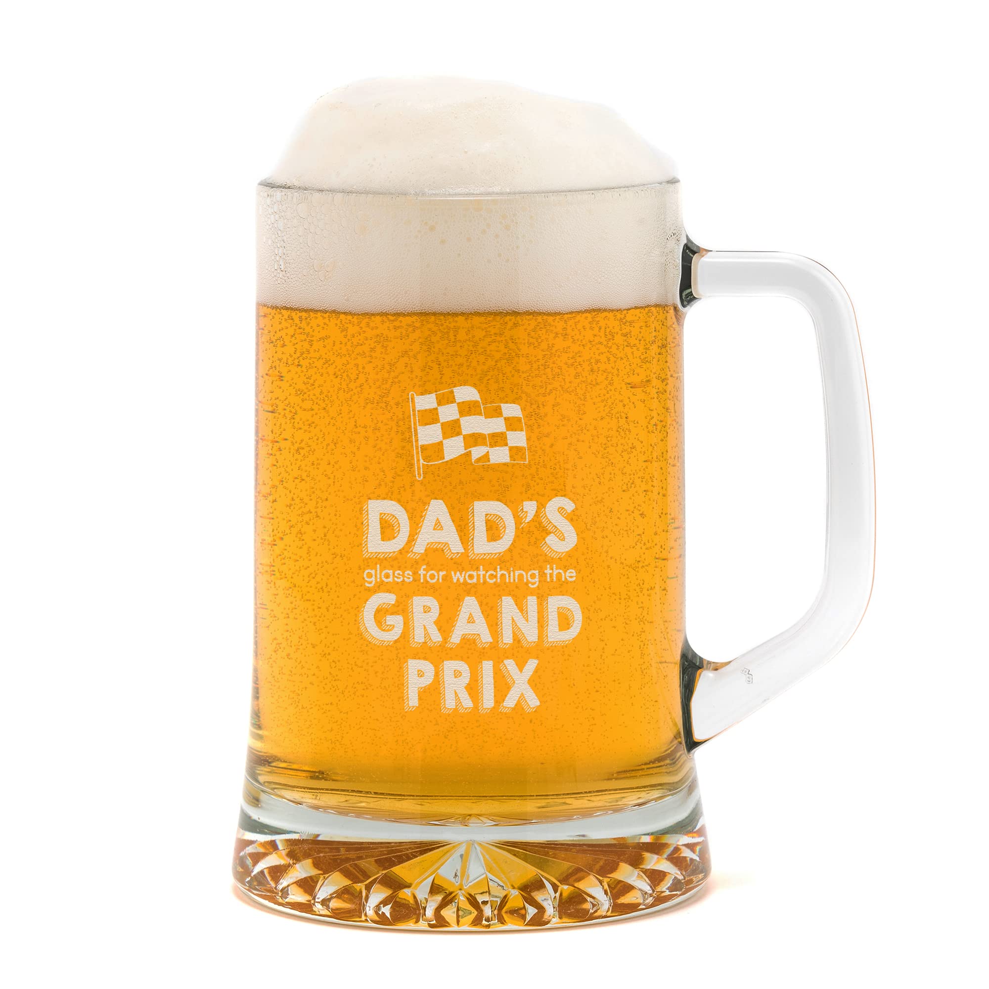 Personalised Formula 1 Beer Tankard - F1 Beer Glass - Formula 1 Gifts for Him Her - Custom Beer Glass - Birthday Gift for Men Women