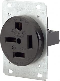Leviton 50 Amp Flush Mounting Receptacle 8450