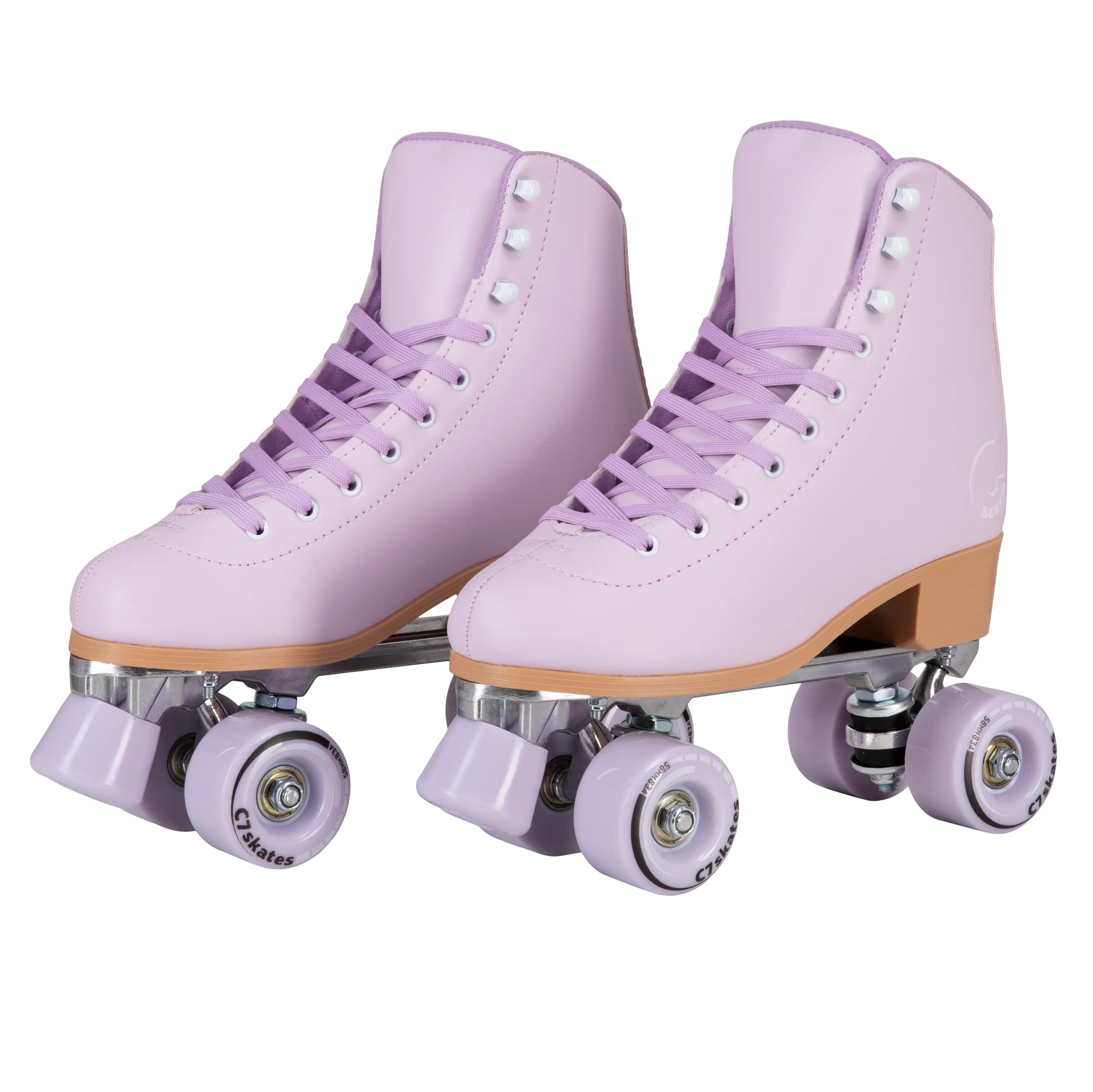 C SEVEN C7skates Cute Roller Skates for Girls and Adults Sugarplum Women's 6 / Youth 5 / Men's 5